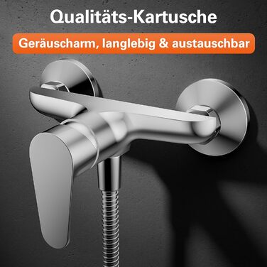 Змішувач для ванни EISL Claudio з душовим підключенням, хром, однорідний, NI023CALCR