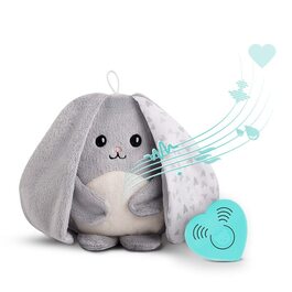 Пристрій для усипляння кролика myHummy преміум-класу / пристрій для усипляння кролика з білим шумом для заспокоєння дітей / Датчик для усипляння мого Хаммі (2-я преміум-класу, сірий)