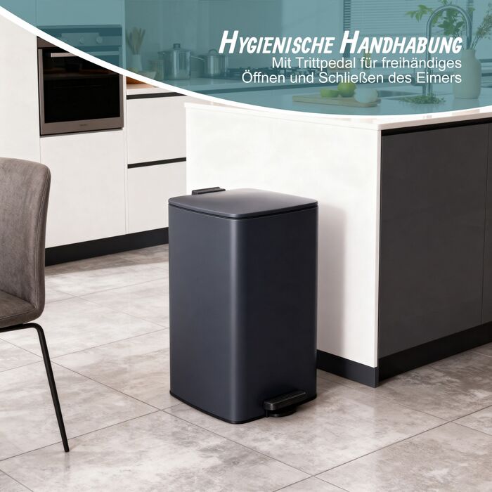 Відро для сміття Relaxdays, 30 літрів