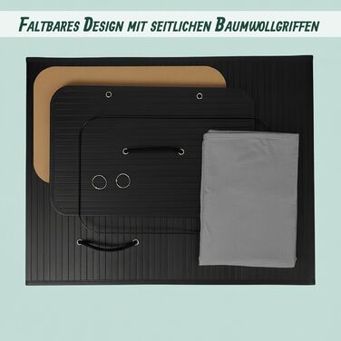 Кошик для білизни Relaxdays з бамбука з 2 відділеннями