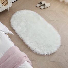 М'який пухнастий килим Achiiso 80x160 см
