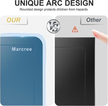 Marcree Cub Safe – міні-сейф для грошей та особистих речей, 6,69 x 9,06 x 6,69 дюймів, чорний