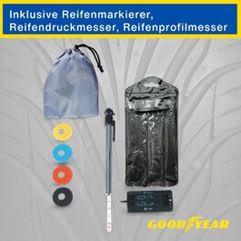 Візок для зберігання коліс Goodyear: 2 рівні, висота регулюється, 120 кг, блакитний