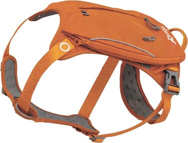 Шлейка для собак Kurgo Cascade, шлея для собак з рюкзаком, туристичний рюкзак для собак, розмір M, помаранчевий апельсин M