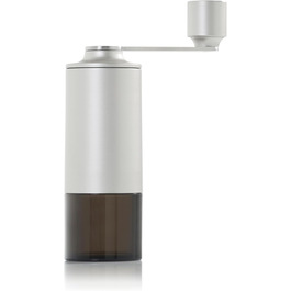 Кавомолка ручна AdHoc MC13 Moro з керамічним жорном CeraCutXL та DirectDrive | Для еспресо, фільтра та френч-прес (Світло-сіра)