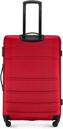 Валіза на колесах WITTCHEN Globe Line, ручна поклажа, ABS, кодовий замок, 25 x 33 x 33 x 16,5 см, червоний (Lufthansa/Eurowings/Ryanair/Condor/Discover Airlines)