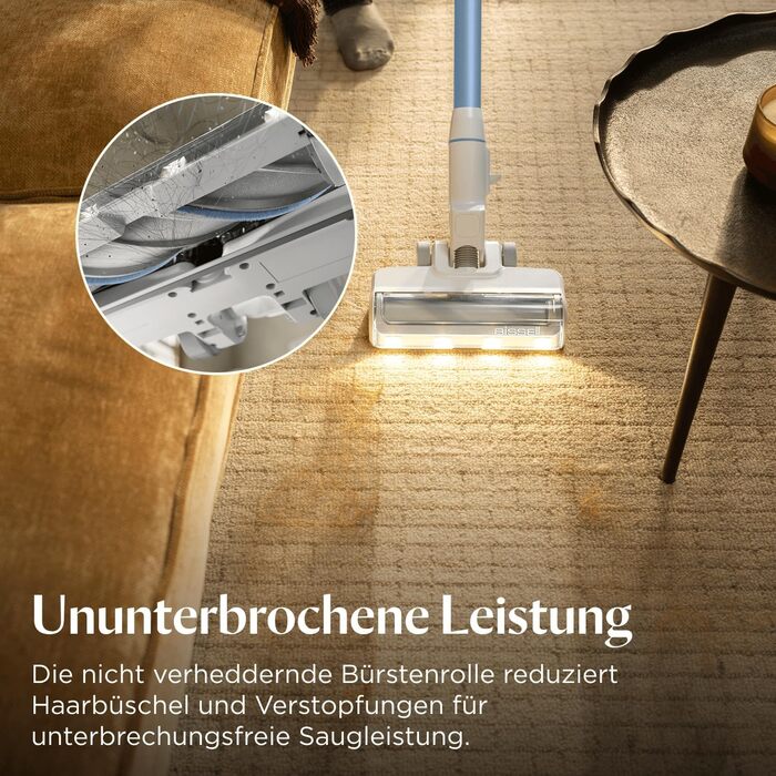 Акумуляторний пилосос Bissell PowerClean FurGuard для шерсті тварин з HEPA-фільтром, 2500 mAh, 50 хв роботи