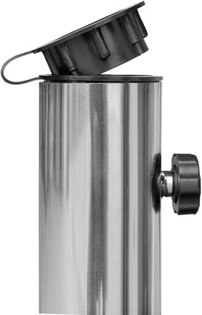 Підставка для парасольки Anndora Granit 25 кг, темно-сіра, для балкона, діаметр стієна до 48 мм