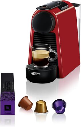 Кавомашина Nespresso DeLonghi Essenza Mini EN85.R червона