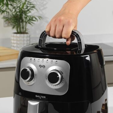 Фритюрниця Salter 4.2 л ручна, без масла, EK6364VDE – мультикухня для приготування м'яса та риби