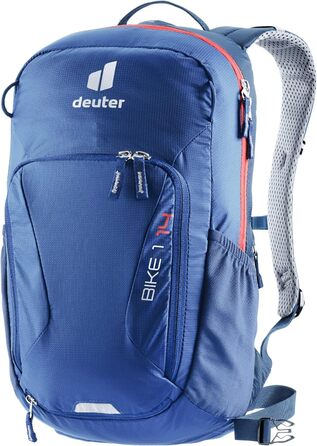 Велосипедний рюкзак deuter Unisex Bike I 14 (1 упаковка) (14 довгих, сталевих опівночі)