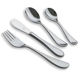 Дитячий столовий прилад Zwilling Filou з гравіюванням (ім'я) 4 шт. від ZWILLING J.A. Henckels, подарунок на хрещення/народження