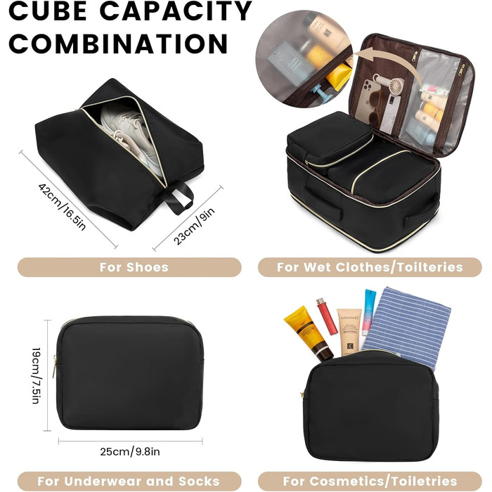 LOVEVOOK Рюкзак для ручної поклажі 40L, жіночий, для подорожей, великий, сумка-валіза, рюкзак для ноутбука 17.3