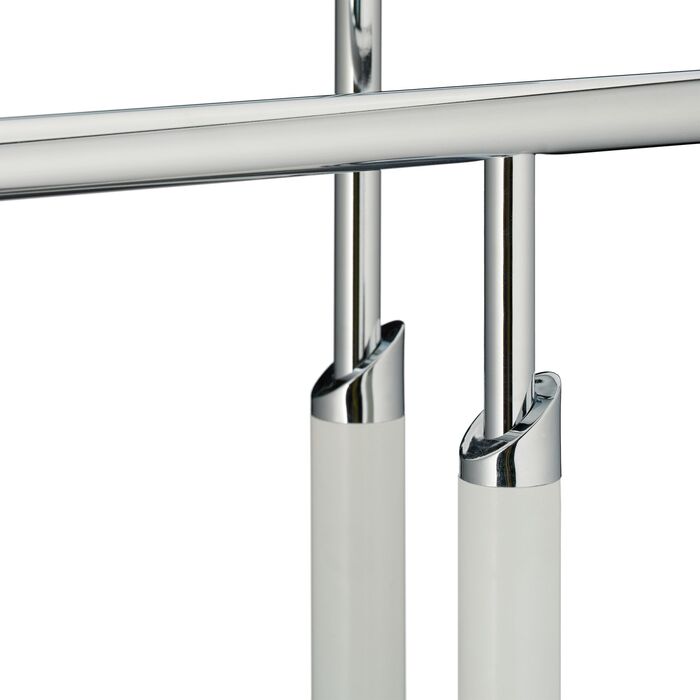 Підставка для рушників Relaxdays, біло-срібна