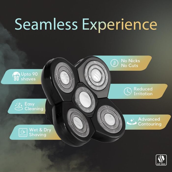 Запасні леза Skull Shaver Carver (5 шт.) для голильниць Pitbull, Palm та Butterfly Kiss — для бороди, тіла та гоління голови
