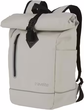 Рюкзак TRAVELITE Rolltop водонепроникний, велосипедний, міський, з відбивачами, 19 л, 48 см, колір слонова кістка