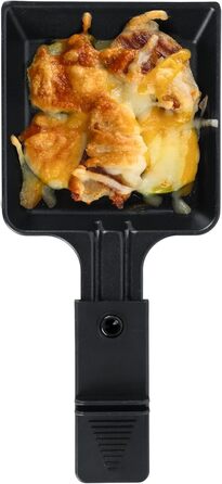 GOURMETmaxx Raclette з Фондю 2-в-1 | Набір для 8 осіб – ідеальний для вечірок | Ракле-фондю комбінація з 8 сковородами, лопатками та виделкою