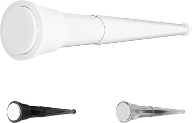 Телескопічний карниз для душової кабіни 190-300 см, білий