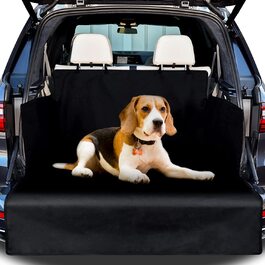 Килимок для захисту багажника з боковинами, захист багажника для собак, водонепроникний і легко миється-універсальне автомобільне ковдру для собак заднє сидіння