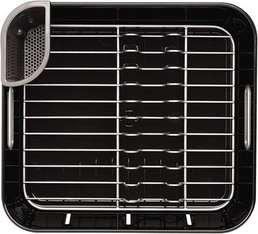 Сушарка для посуду Simplehuman KT1104 компактна, чорна, пластик, гарантія 5 років