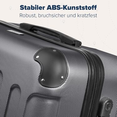 Набір валіз TRVLMORE: 2 валізи з жорстким корпусом, набір валіз для подорожей