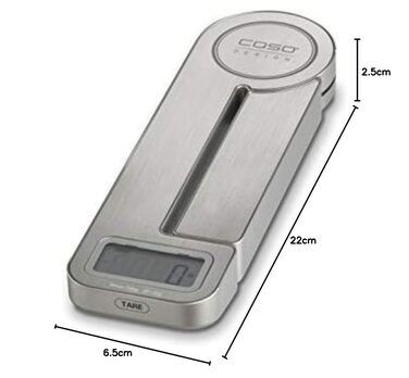 Кухонні ваги CASO Design Ecostyle: без батарейок, до 5 кг, крок 1 г, Testsieger