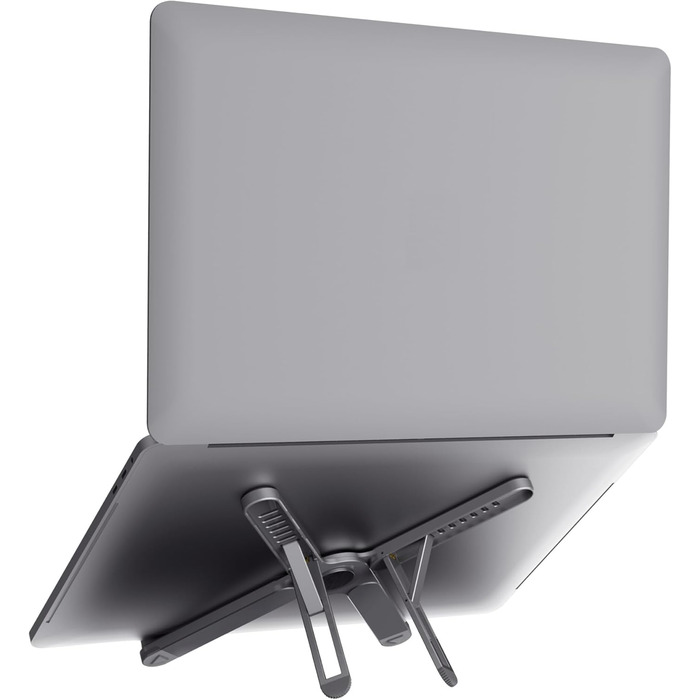 Підставка для ноутбука Trust Zeff, регульована висота, 16 дюймів, складна, чорна