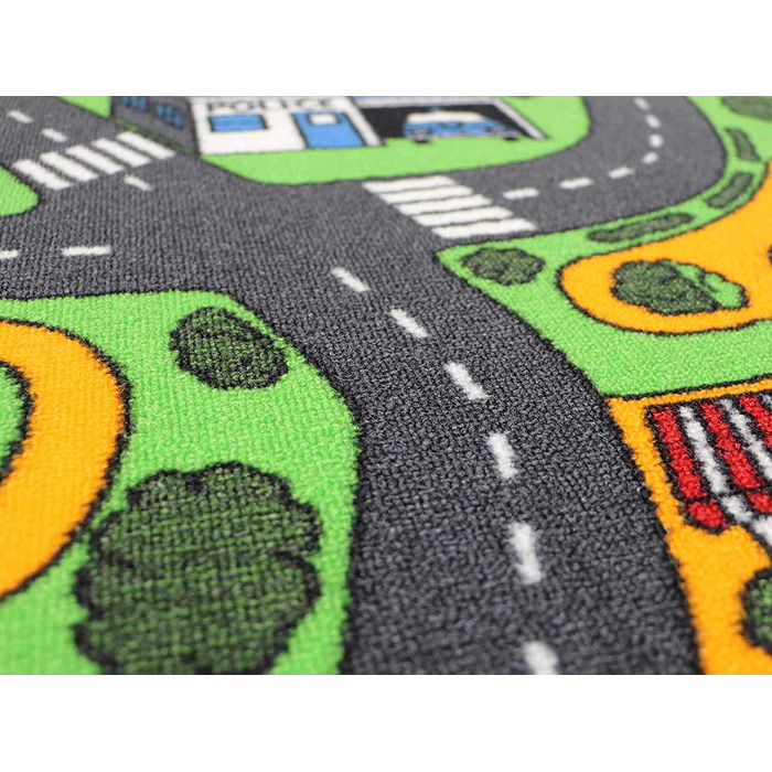 Ідеї Primaflor в текстилі дитячий килимок ігровий килимок міський вуличний килимок-ігровий килимок розміром 140 х 200 см, дорожній килимок, килимок