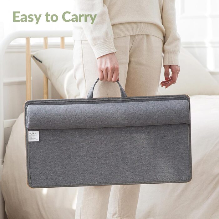 Підставка для ноутбука на колінах, L, з подушкою, для дому/офісу, 17 дюймів, 30.5 x 57 x 4.5 см, деревоподібний дизайн