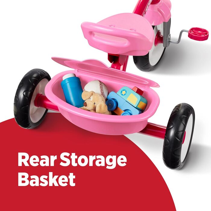 Триколісний велосипед Radio Flyer для малюків 2,5-5 років, рожевий
