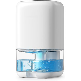 Електричний осушувач повітря 1000 мл з LED-підсвіткою, компактний, тихий та ефективний для дому, ідеальний для ванної кімнати та шафи