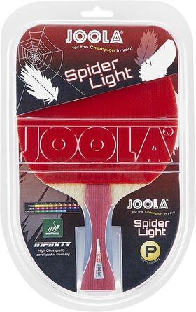 Ракетки для настільного тенісу Joola 54215 Spider з покриттям Infinity товщиною 2,00 мм, схваленим ITTF-професійні ракетки для настільного тенісу
