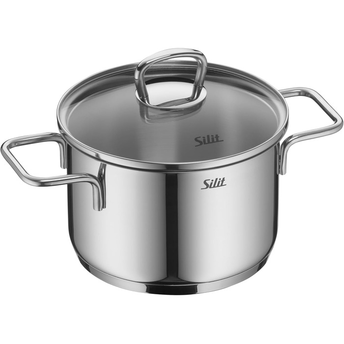 Набір каструль Silit Alicante Induktion, 3 шт., нержавіюча сталь, з кришкою, для всіх типів плит