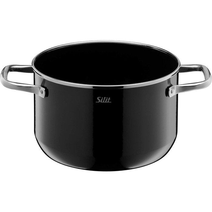 Набір каструль Silit Elegance Line Induktion, 4 шт., Silargan, чорний, без нікелю