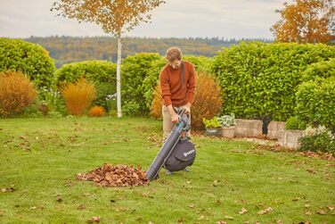 Пилосос-подрібнювач листя Gardena PowerJetCollect з потужним всмоктуванням та металевим ротором