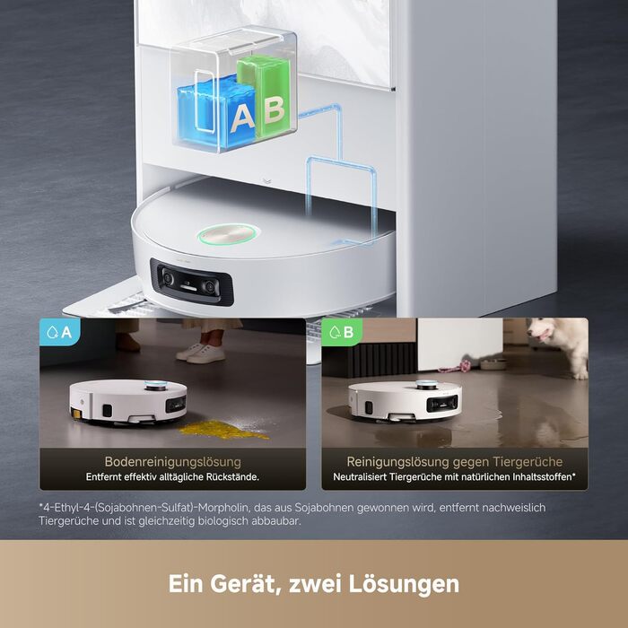 Робот-пилосос Dreame Aqua10 Ultra Track: потужність 30000Pa, безбар'єрне пересування (8 см), самоочищення, автоматичне спустошення, голосове керування