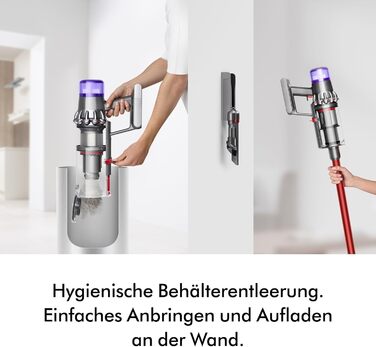 Пилосос бездротовий Dyson V11™ Fluffy (Nickel/Rot) – 185 Airwatt, 60 хвилин роботи, технологія видалення шерсті