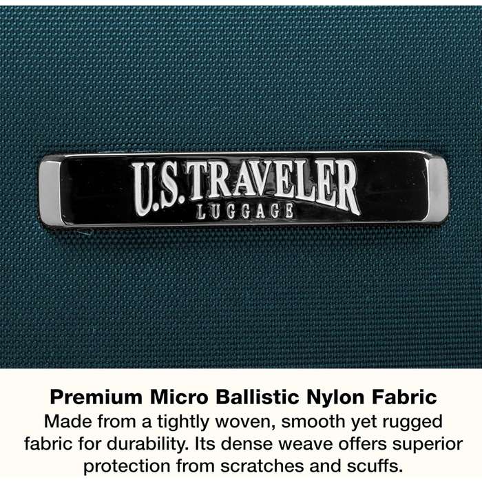 Набір валіз U.S. Traveler Anzio Softside Spinner 3-Piece (22/26/30) блакитно-зелений