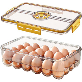 Контейнер для яєць Deecam на 24 яйця з кришкою 32,5×22,5 см