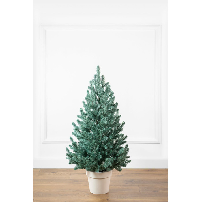 Ялинка лита 'Віденська' в горщику блакитна 0,90м