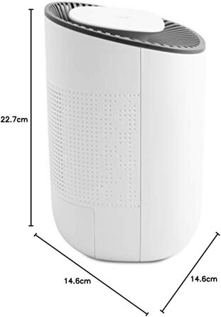 SUNTEC DrySlim 300 point: Електричний осушувач повітря для дому - 20 л/день, 63 м2, 3-в-1 (осушувач, очищувач, сушарка)