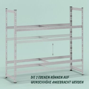 Стеляж для шин Relaxdays на 8 шин