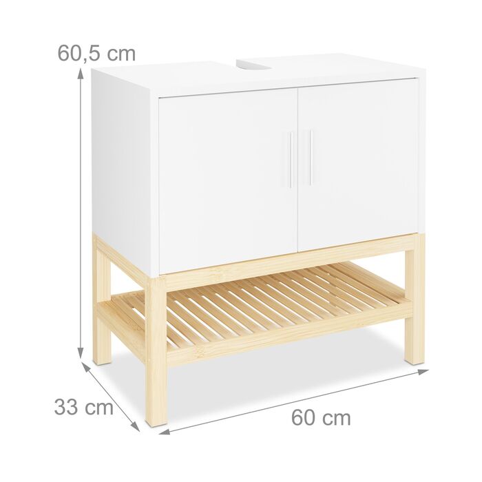 Підставка під раковину Relaxdays з полицями