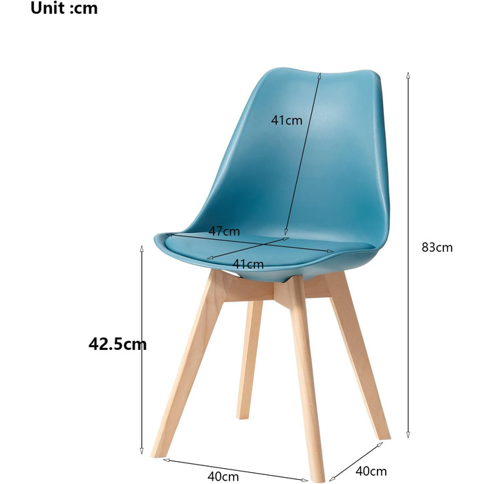 Набір обідніх стільців 6 шт., масивні дерев'яні ніжки, знімні подушки, кухонні стільці, сучасний дизайн (6 стільців)
