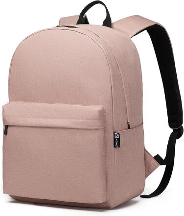 Шкільний рюкзак Kono, Повсякденний рюкзак, Шкільні сумки для дівчаток, хлопчиків, Сумка для книг, Легкий, Дорожній рюкзак, Робоча сумка для чоловіків і жінок, L (рожевий)