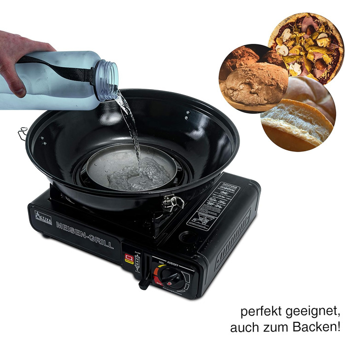 Газовий набір для кемпінгу ACTIVA Meisen з грилем та валізами | Преміум якість