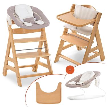 Дитячий стільчик Hauck Alpha Move Newborn Set - регульований, з підставкою для новонароджених та піднос