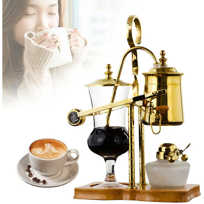 Кавоварка Сифон кавоварка з нержавіючої сталі-кавоварка сифон Technia Royal Бельгійська кавоварка Вакуумна кавоварка