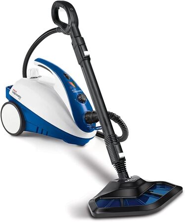 Пароочисник Polti Vaporetto Smart 35 MOP зі щітковою силою випаровування, 3,5 бар, вбиває та усуває 99,99* вірусів, мікробів та бактерій (синій/білий)