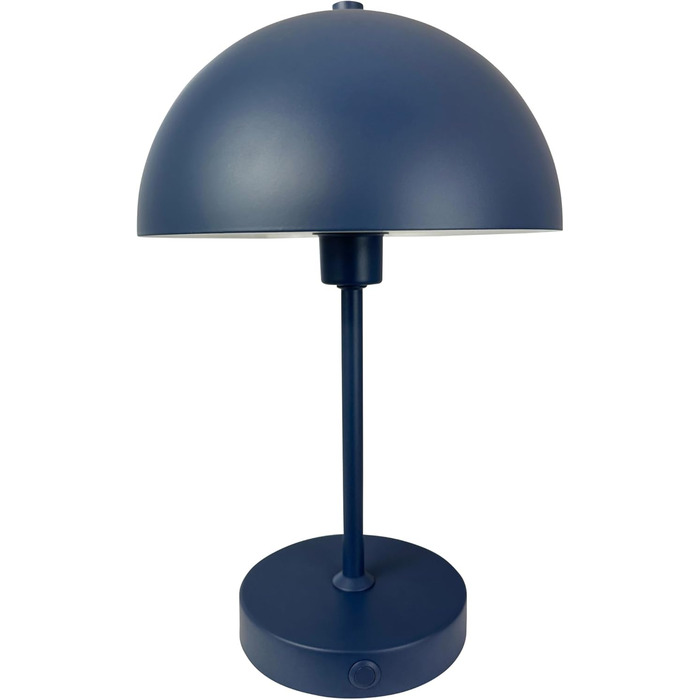 Лампа настільна Dyberg Larsen Stockholm 2.0 Indigo Blue | LED лампа з акумулятором | Настільна лампа для дому та вулиці | Датське дизайну, синього кольору, модель 2.0